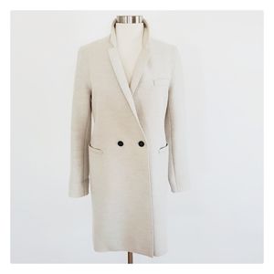 Harris Wharf London | Double Breasted Wool Coat